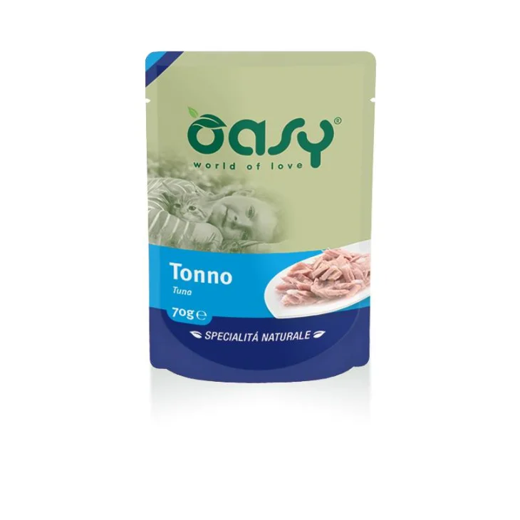 Oasy Tonno Specialità Naturali Cibo Umido in busta 70 g