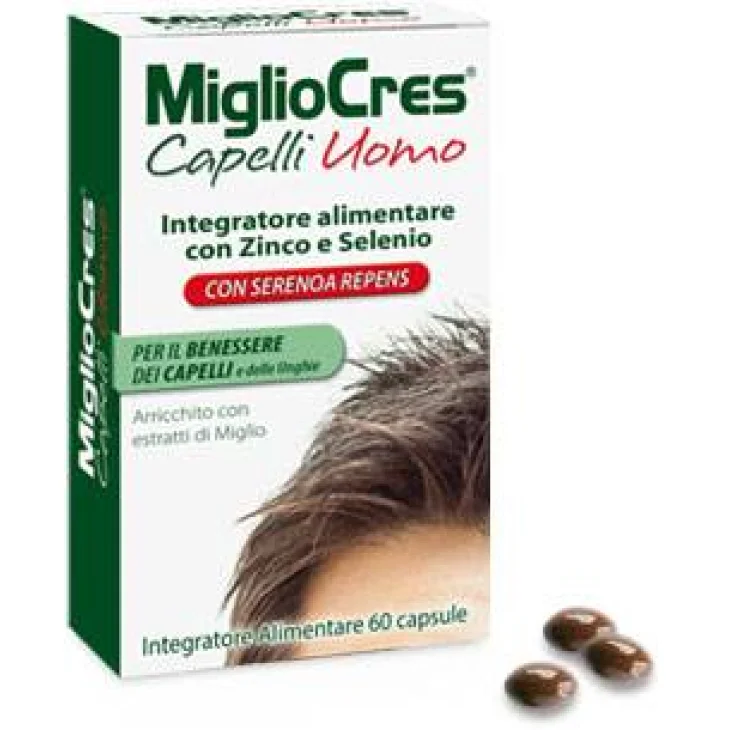 MiglioCres Capsule Uomo Trattamento Anticaduta