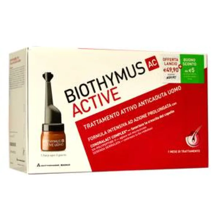 Biothymus AC Active Uomo Trattamento anticaduta in fiale 10 fiale