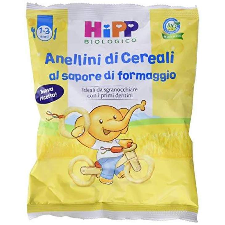 Hipp Anellini di Cereali Bio Gusto Formaggio