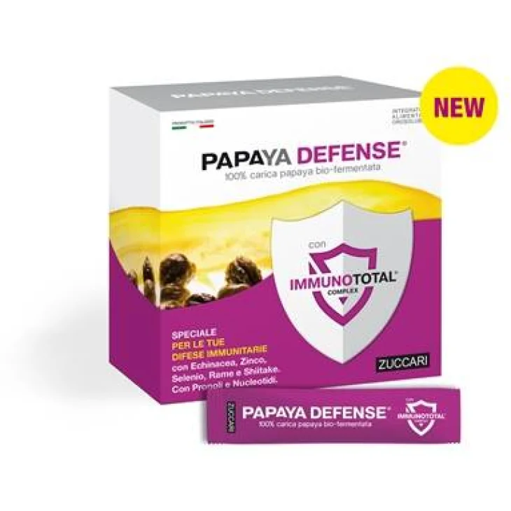 Zuccari Papaya Defence Immuno Total Integratore Difese Immunitarie