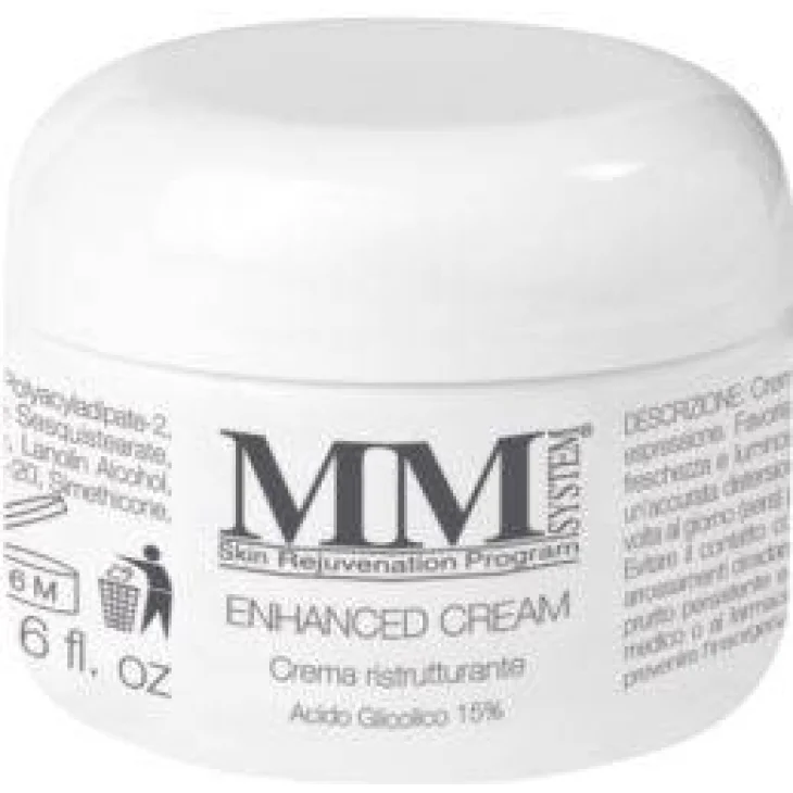 MM System Enhanced Cream Professional Night Crema Ristrutturante Viso Notte 50 ml