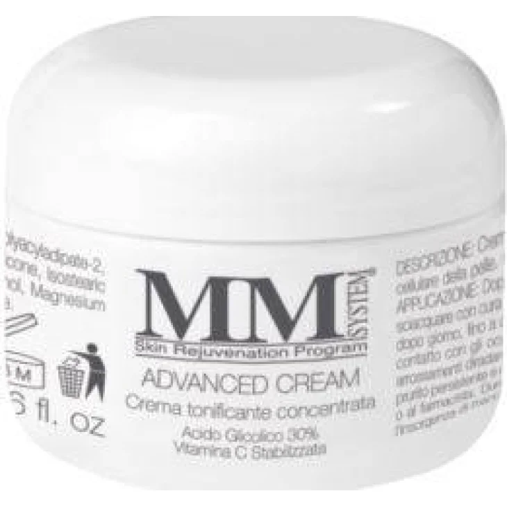 MM System Advanced Cream Professional Night Crema Tonificante Notte Viso 50 ml