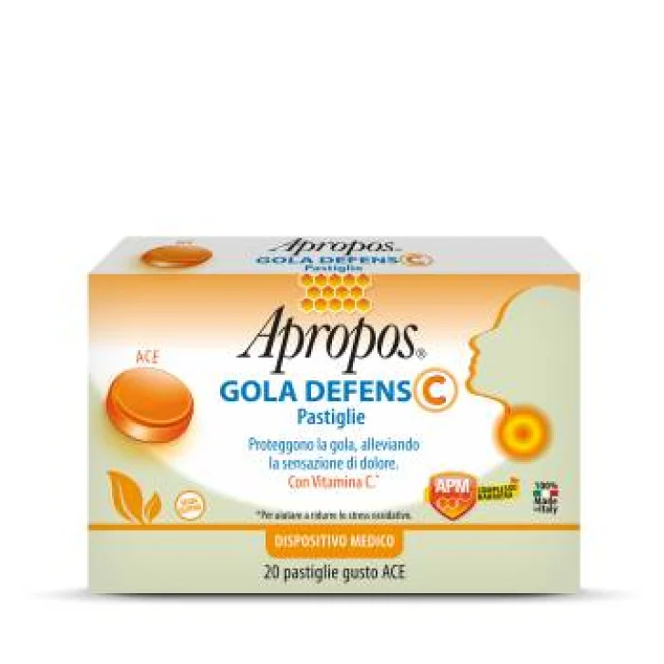 Apropos Gola Defens C Pastiglie Gola Gusto Ace 20 Pastiglie