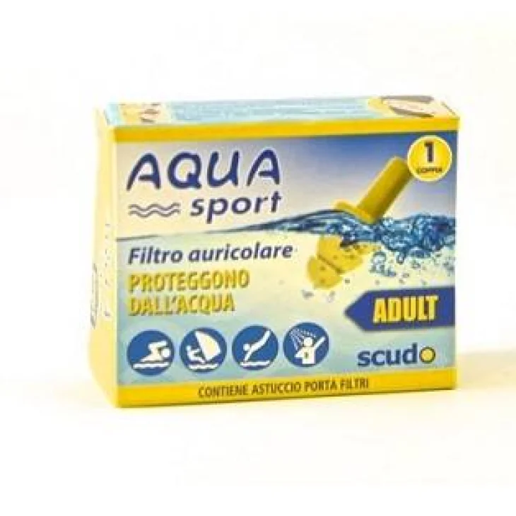 Earplug Scudo Aquasport Tappi Auricolari per Adulti