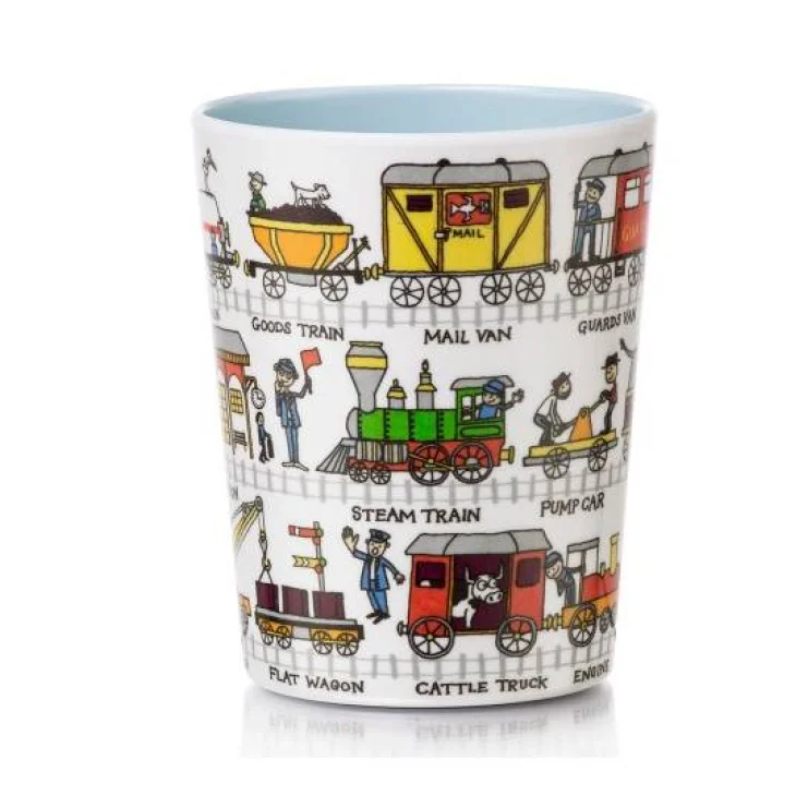 Tyrrell Katz Bicchiere per Bambini Fantasia Treni