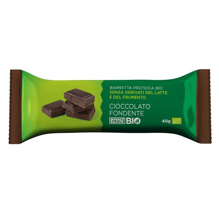 Prolive Bio Barretta Proteica Cioccolato Fondente 40 gr
