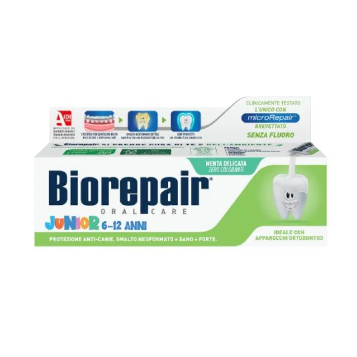 Biorepair Junior Dentifricio per Bambini 6-12 Anni 75 ml Biorepair Junior Dentifricio per Bambini 6-12 Anni 75 ml