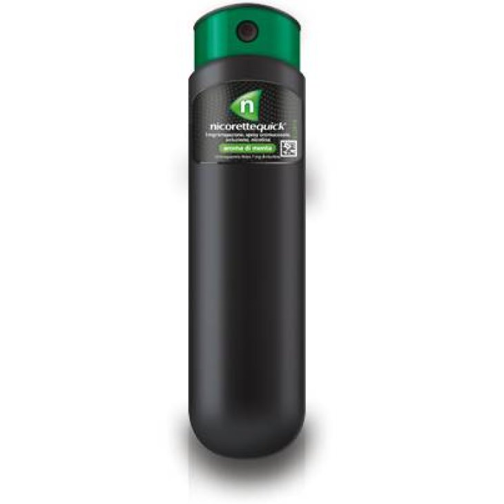 Nicorette Quick Spray per smettere di fumare con aroma menta 150 erogazioni