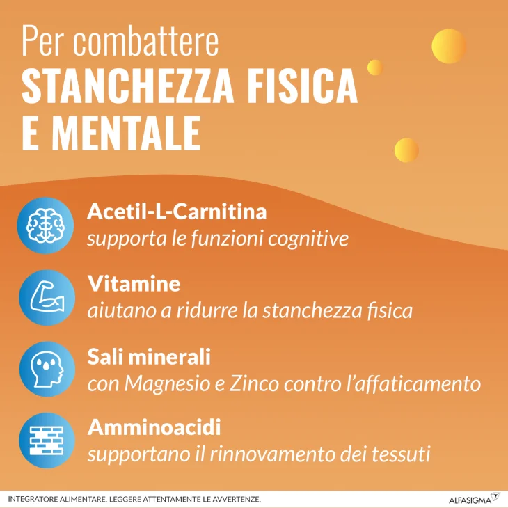 Carnidyn Plus Integratore per Stanchezza 20 bustine