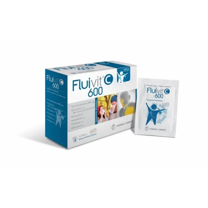 Fluivit C 600 Integratore Benessere Naso e Gola