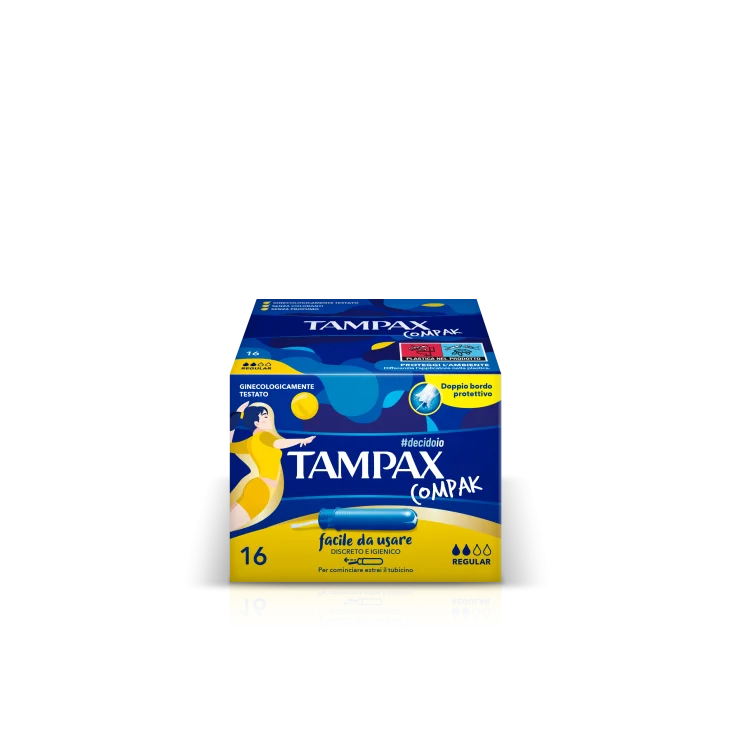 Tampax Compak Regular Assorbenti Interni 16 Pezzi