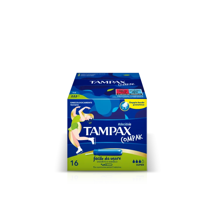 Tampax Compak Super Assorbenti Interni 16 pezzi