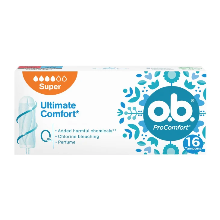 OB ProComfort Super Assorbenti Interni 16 Pezzi