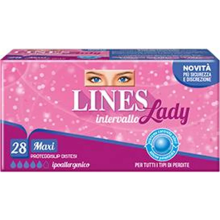 Lines Intervallo Lady Proteggislip maxi 28 pezzi