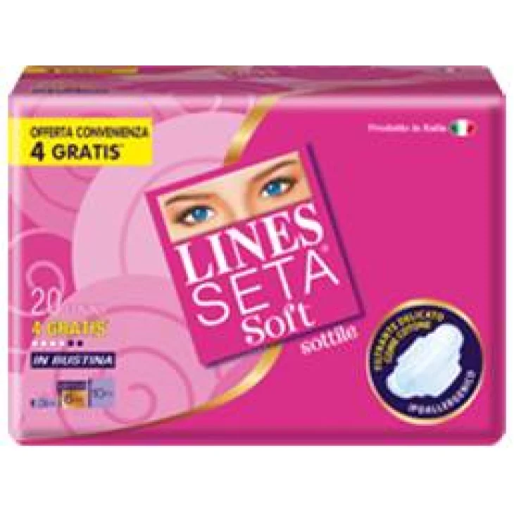 Lines Seta Soft Assorbenti Giorno con Ali