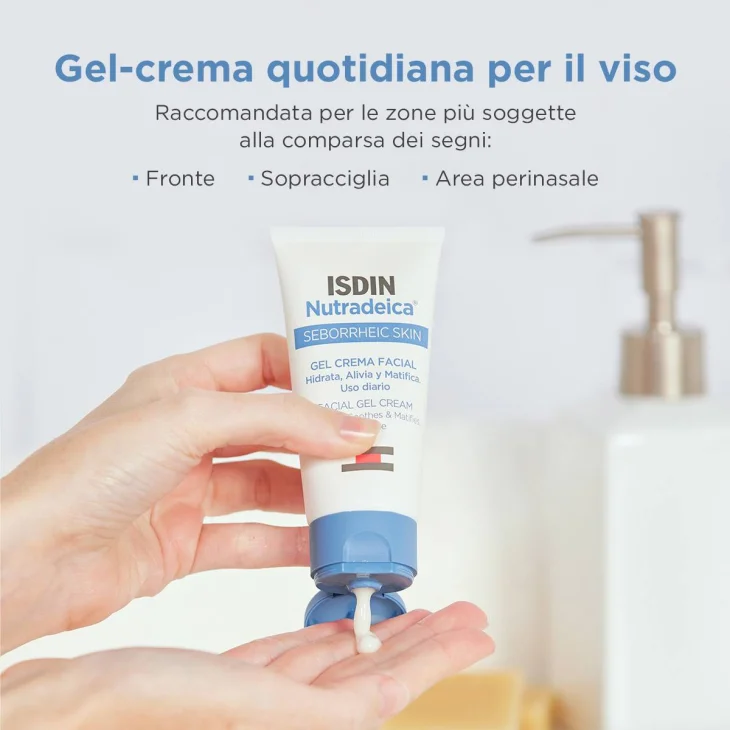 Isdin Nutradeica Gel crema Viso Pelle a Tendenza Seborroica 50 ml