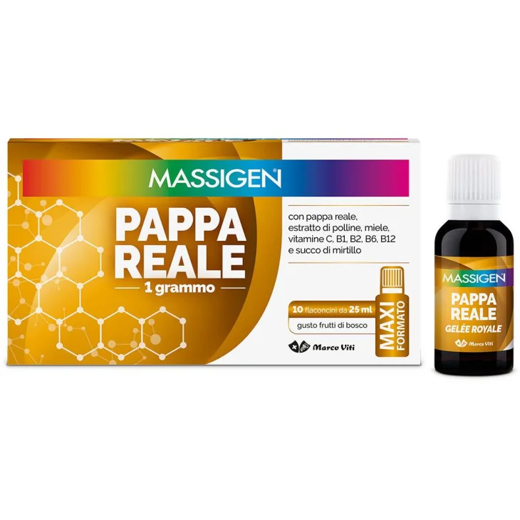Massigen Pappa Reale Integratore Ricostituente 10 fiale