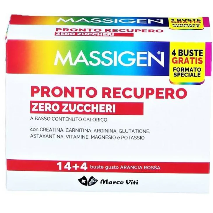 Massigen Pronto Recupero 0 Zuccheri Integratore Vitamine e sali Minerali