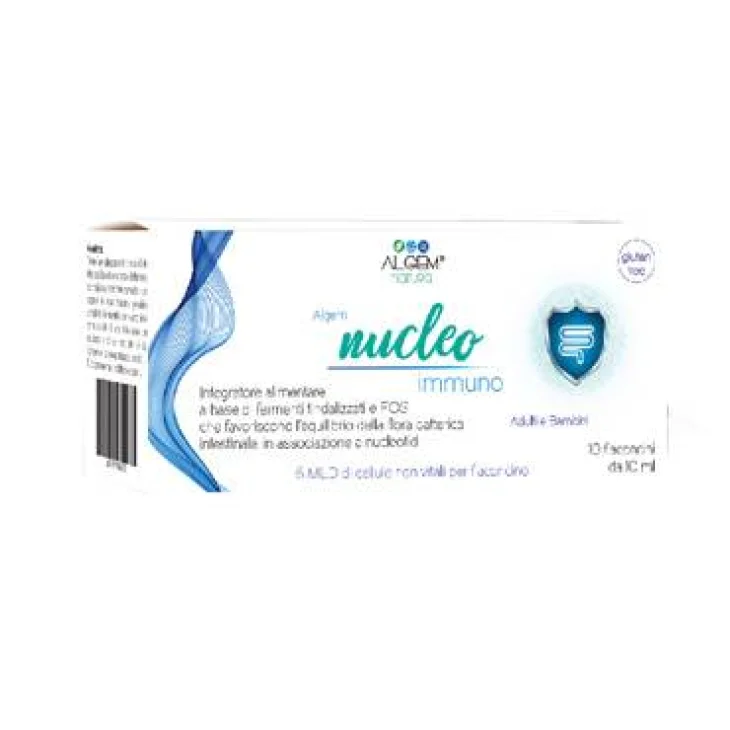 Algem Natura Nucleo Immuno Integratore di Fermenti Lattici 10 flaconcini x 10 ml