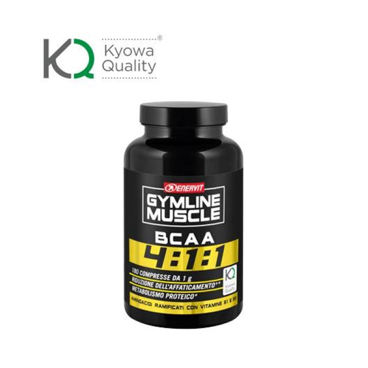 Enervit Gymline Muscle BCAA 4:1:1 Integratore di aminoacidi ramificati per sportivi 180 compresse