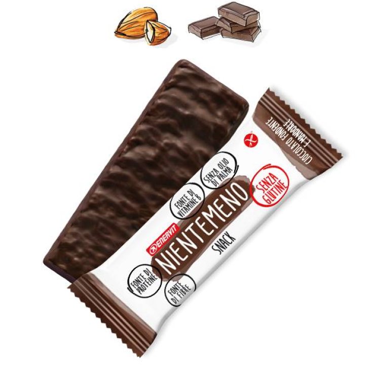 Enervit Nientemeno Barretta Cioccolato Fondente e Mandorle 21 g