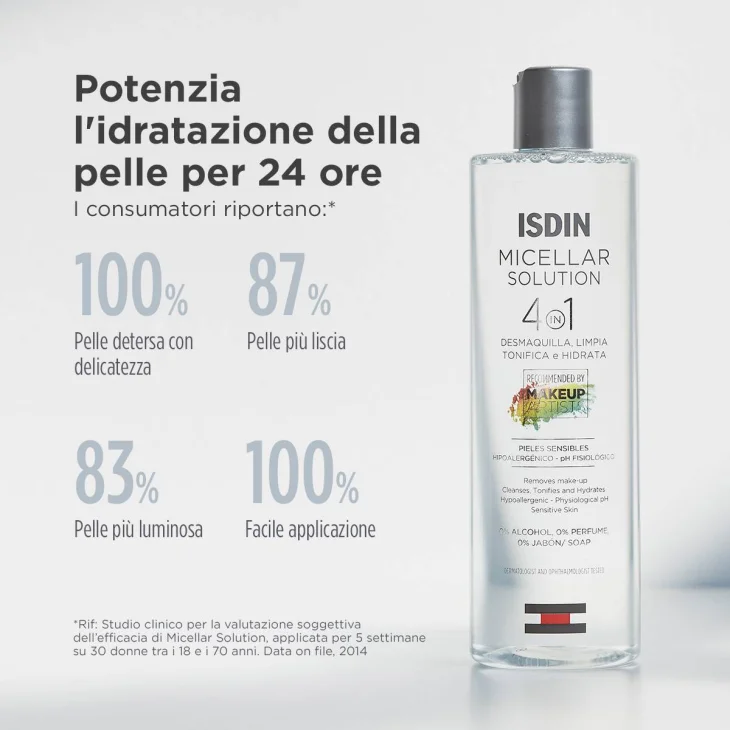 Isdin Micellar Solution 4 in 1 Acqua Micellare 400 ml