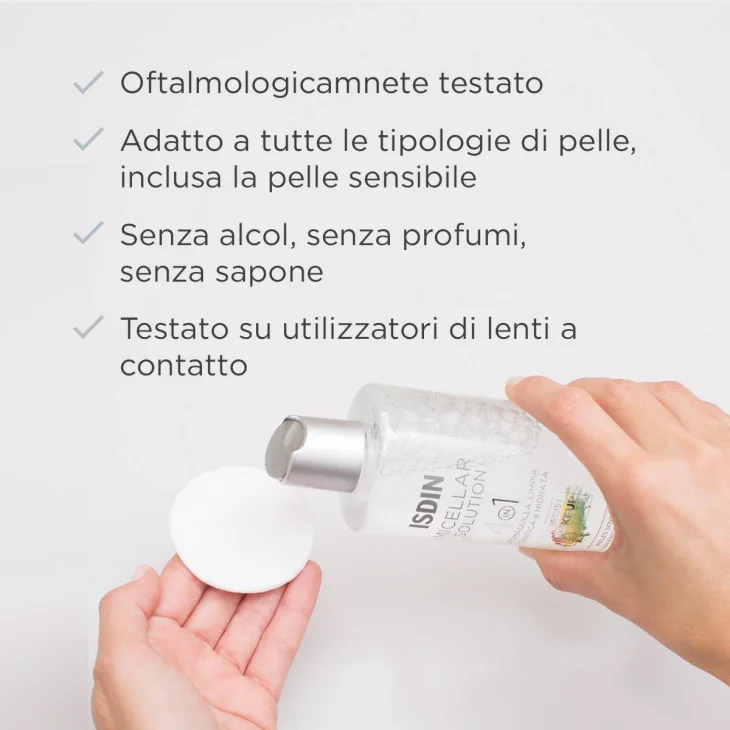 Isdin Micellar Solution 4 in 1 Acqua Micellare 400 ml