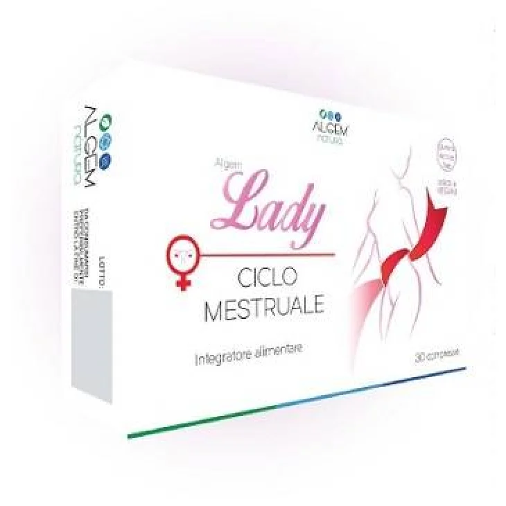 Algem Lady Integratore per il ciclo mestruale 30 compresse
