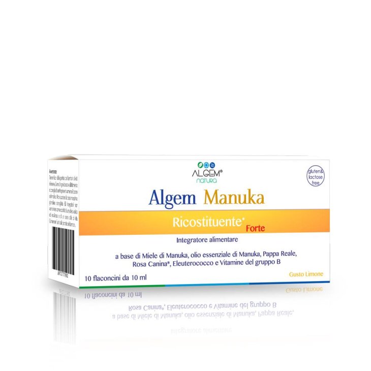 Algem Manuka Ricostituente Forte Integratore Omeopatico ricostituente 10 flaconcini