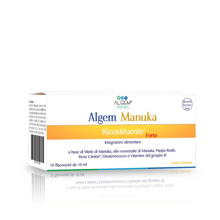 Algem Manuka Ricostituente Forte Integratore Omeopatico ricostituente 10 flaconcini
