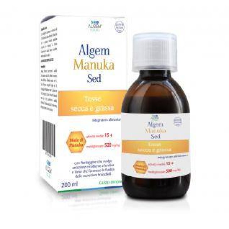 Algem Manuka Sed Integratore contro Tosse Secca e Grassa 200 ml