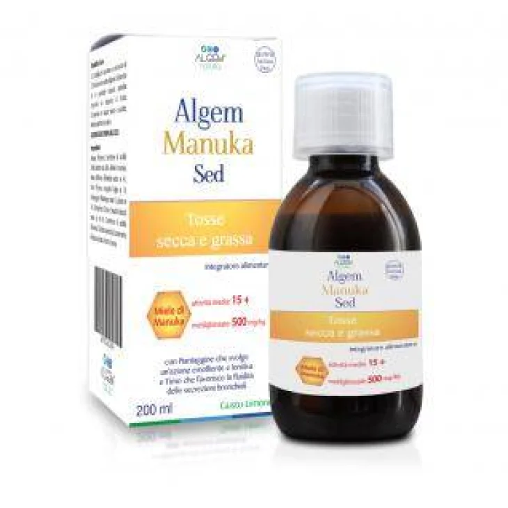 Algem Manuka Sed Integratore contro Tosse Secca e Grassa 200 ml