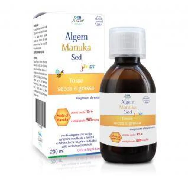 Algem Manuka Sed Junior Integratore contro Tosse Secca e Grassa 200 ml