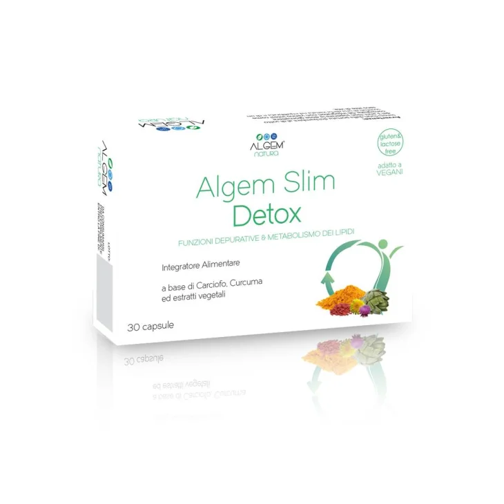 Algem Slim Detox Integratore Depurativo 30 capsule