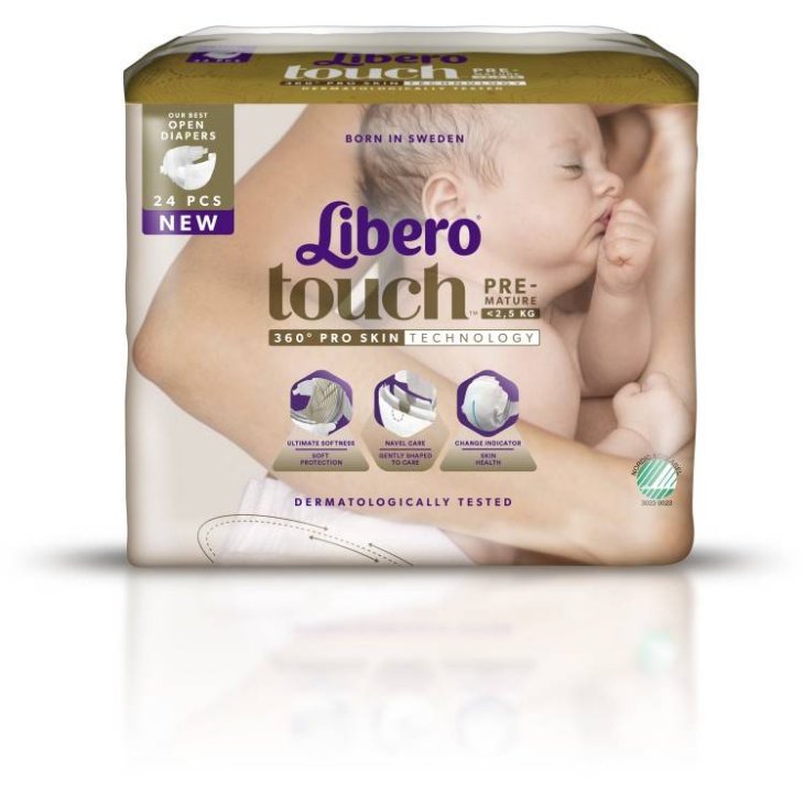 Libero Touch Premature Pannolini per Bimbi Prematuri 24 pezzi