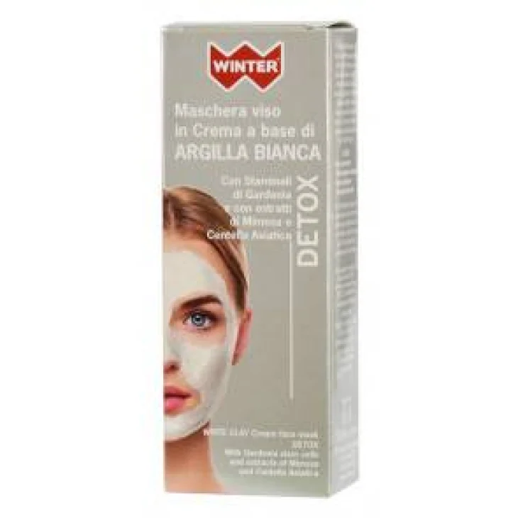 Winter Maschera Viso Detox a base di Argilla Bianca