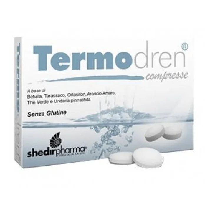 ShedirPharma Termodren Integratore per il drenaggio dei liquidi 30 compresse