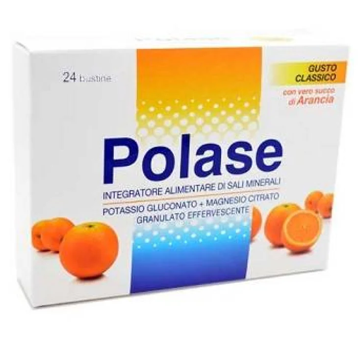 Polase Integratore Sali Minerali Gusto Arancia 24 Bustine