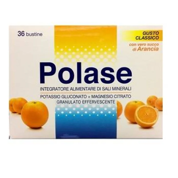 Polase  Integratore Sali Minerali Gusto Arancia 36 Bustine