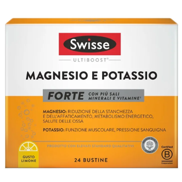 Swisse Magnesio e Potassio Forte Integratore Magnesio e Potassio
