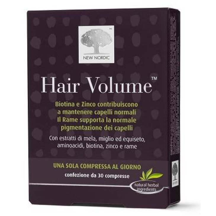 New Nordic Hair Volume Biotina e Zinco Integratore per Capelli
