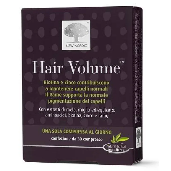 New Nordic Hair Volume Biotina e Zinco Integratore per Capelli