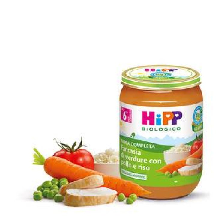 Hipp Pappa Pronta Fantasia di Verdure con Pollo e Riso
