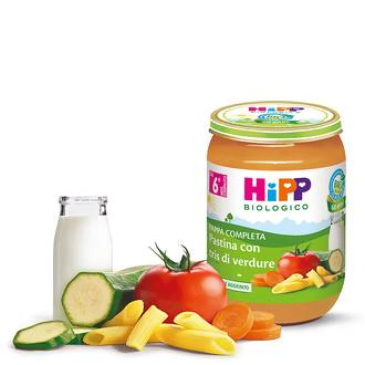 Hipp Pappa Pronta Pastina con Tris di Verdure
