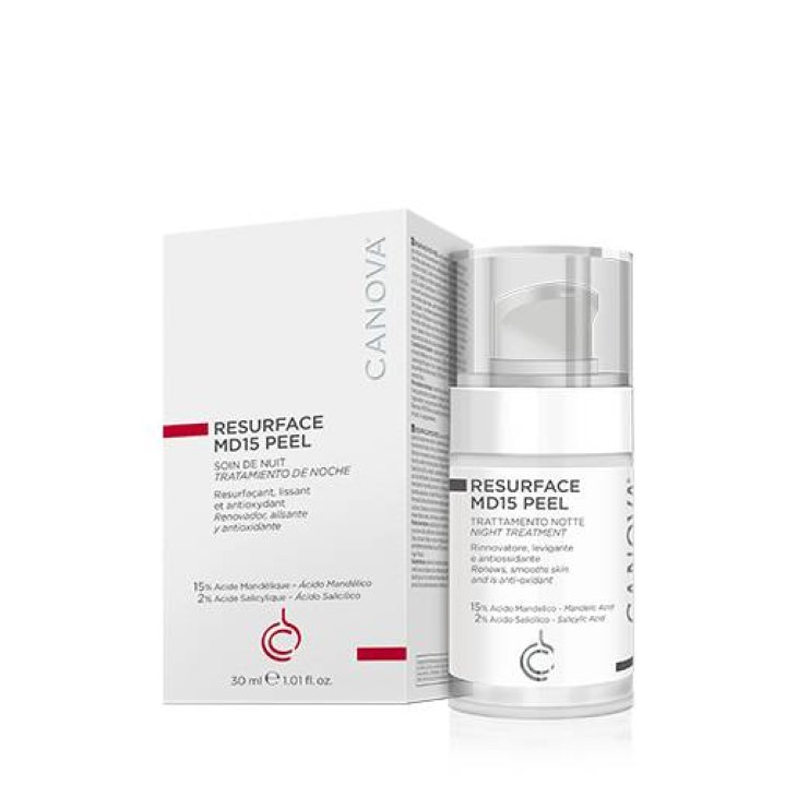 Canova Resurface Md15 Peel Trattamento Notte Levigante