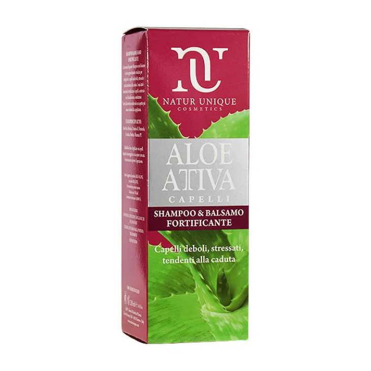 Natur Unique Aloe Attiva capelli shampoo e balsamo fortificante