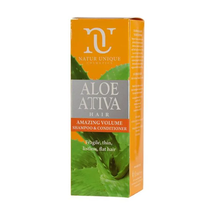Natur Unique Aloe Attiva capelli Shampoo e Balsamo Volume Strepitoso