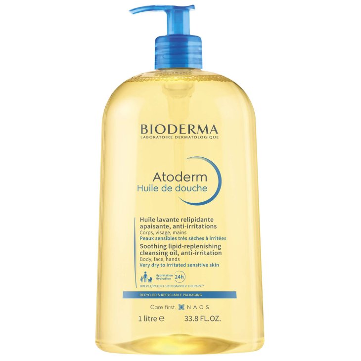 Bioderma Atoderm Huile de Douche Pelle Sensibile e Secca 1 L