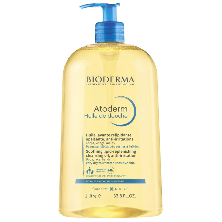Bioderma Atoderm Huile de Douche Pelle Sensibile e Secca 1 L